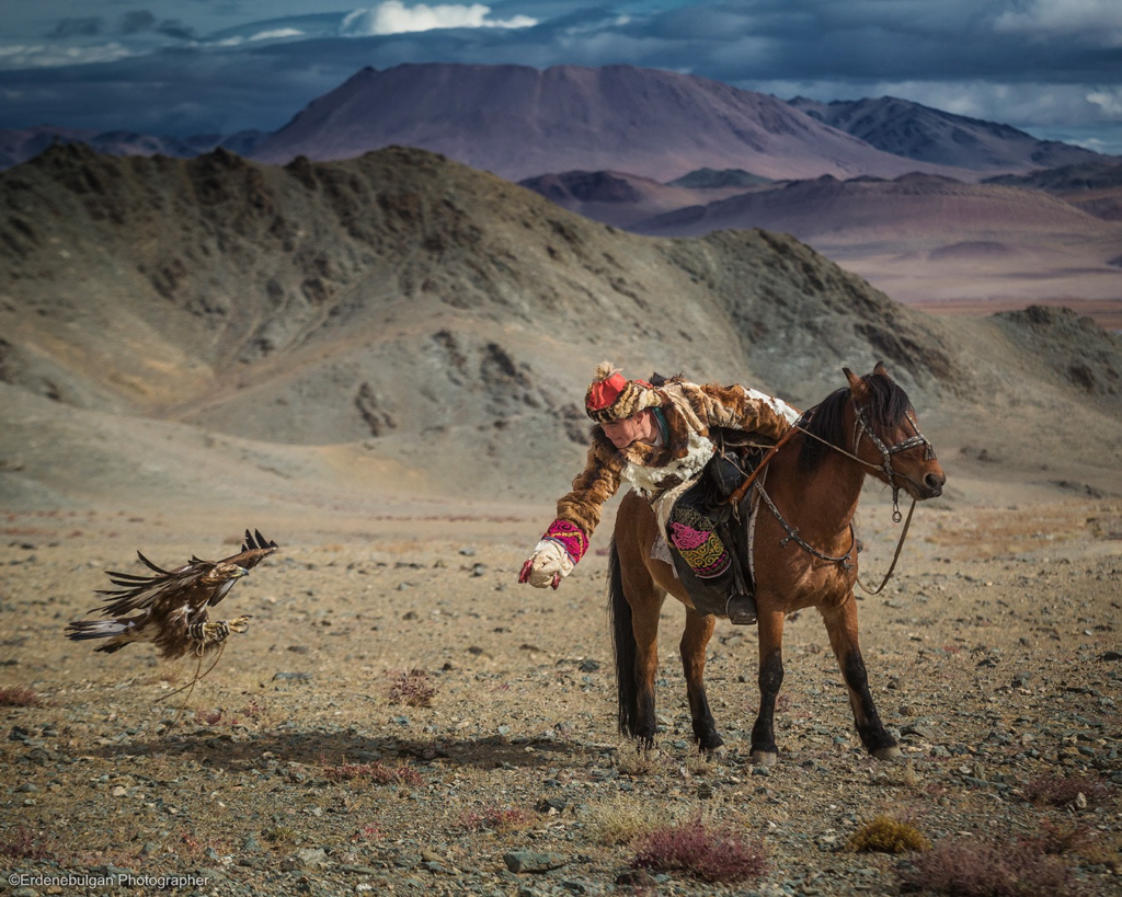 Mongolian Eagle Hunting