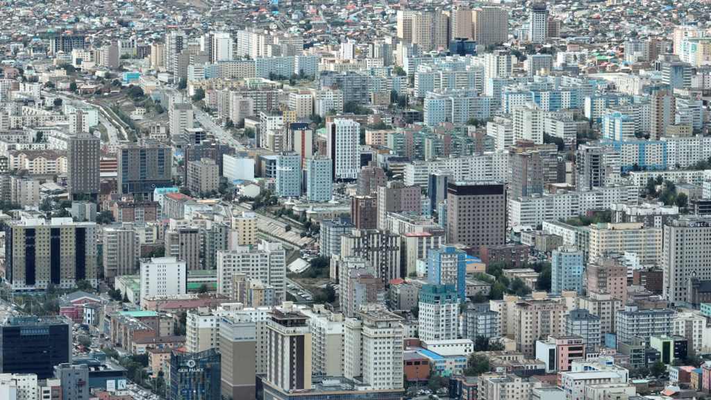 Ulaanbaatar city and Provincial towns